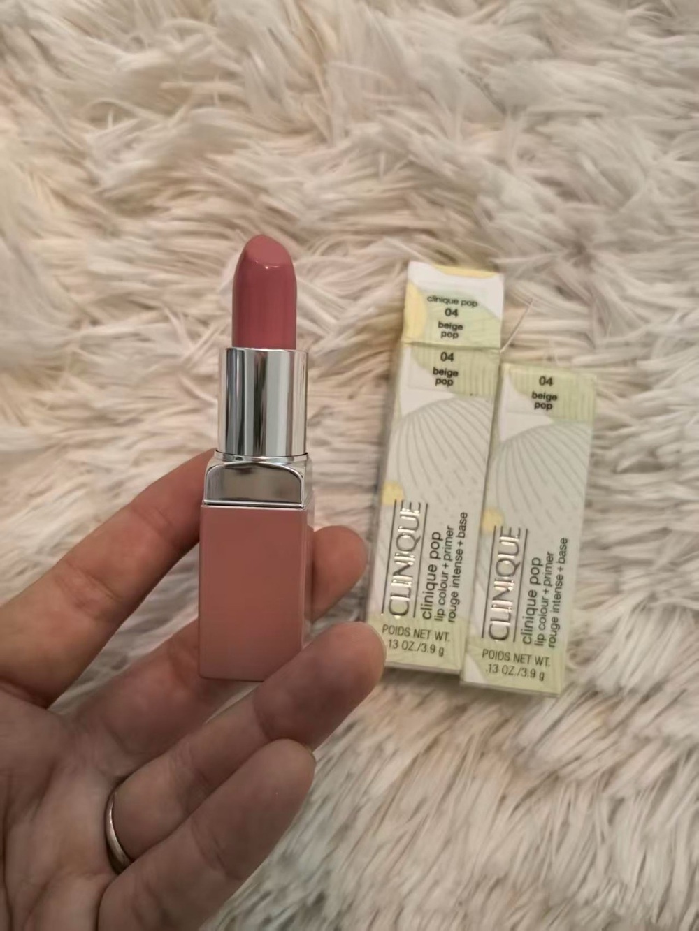 Clinique Pop Lip Colour + Primer - Beige Pop Pink-Nude